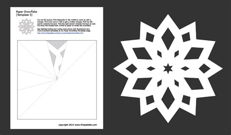 Printable 3d Paper Snowflake Patterns
