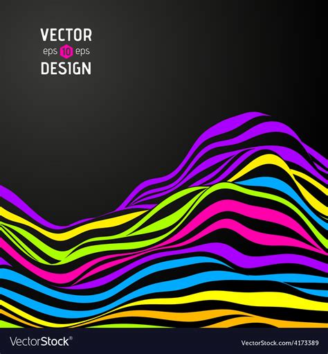 Abstract Waves Background Royalty Free Vector Image
