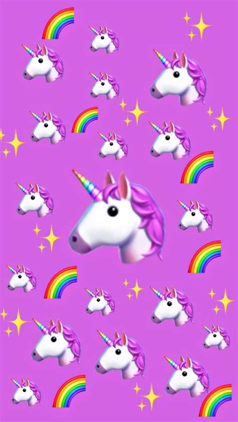 Unicorn Emoji Wallpapers Wallpaper Cave