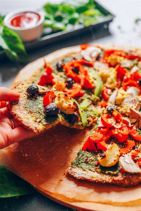 Vegan Cauliflower Pizza Crust Minimalist Baker Recipes