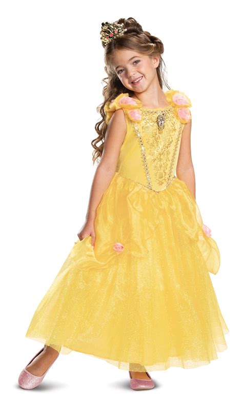 Disguise Disney Princess Girls Deluxe Belle Halloween Costume