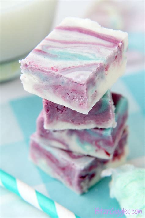 Cotton candy or fairy floss takes on different forms all around the world. Cotton Candy Fudge
