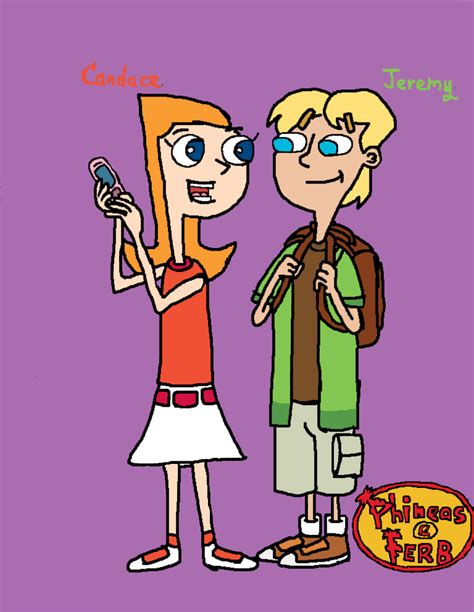 Phineas And Ferb Candace Y Jeremy By Bigpurplemuppet99 On Deviantart
