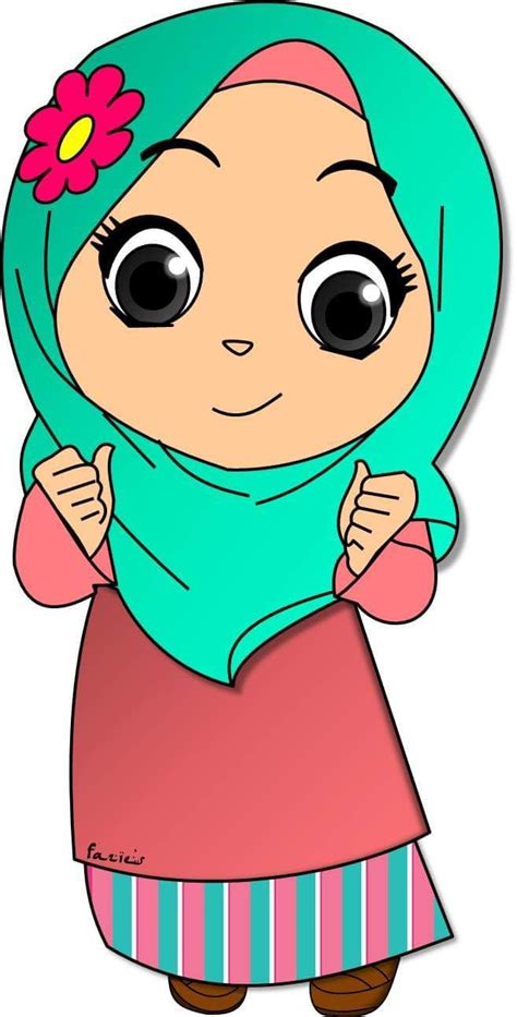 Gambar Anak Muslim Kartun Belajar Hijabfest Photos