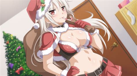 Rule 34 1girls Blush Breasts Choker Christmas Game Cg Hiromi Sakura