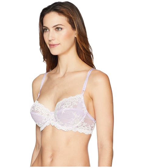 Wacoal Embrace Lace Underwire Bra 65191 In Lavender Natural Lyst