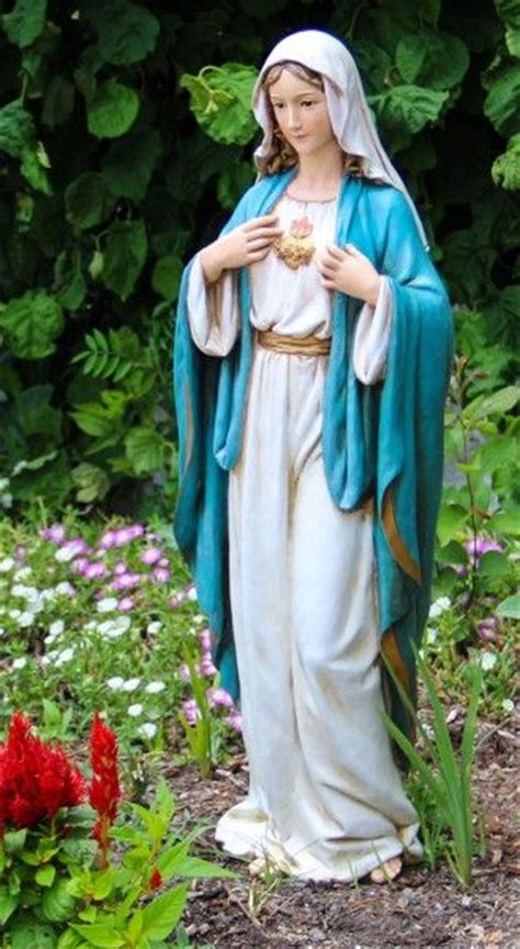 Immaculate Heart Of Mary Statue 37 Mary Statue Blessed Mother Statue