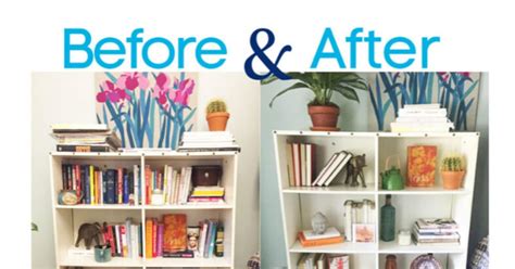 Before And After Photos Of Organized Bookshelves
