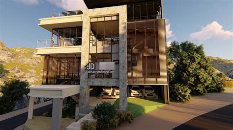 Mengapa memilih jasa emporio architect untuk mendesain rumah mewah? Jasa Desain Villa Modern Kontemporer 4 Lantai Bapak Agus ...