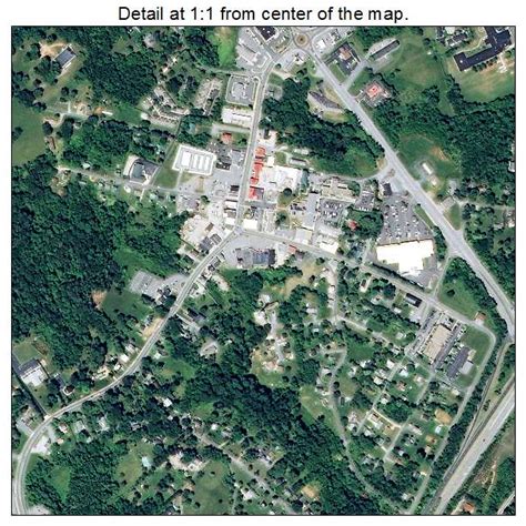 Aerial Photography Map Of Amherst Va Virginia