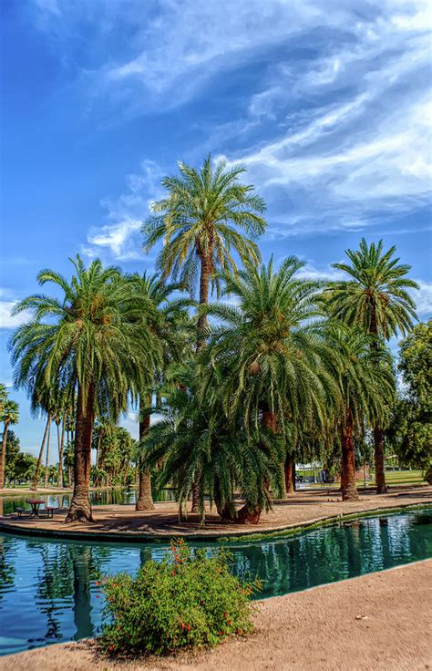 Experience the best that phoenix has to offer. H D R Blue Lagoon Encanto Park Photograph by Aimee L Maher ALM GALLERY