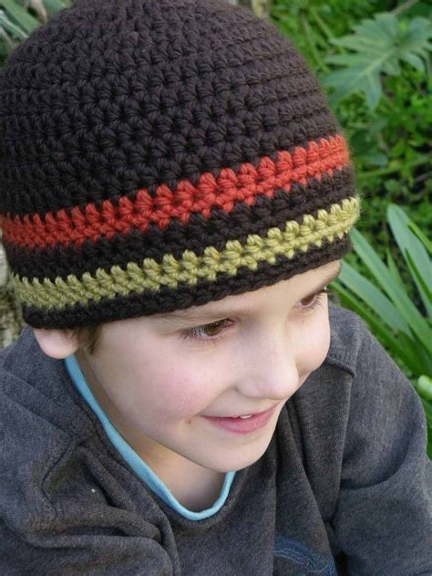 Crochet Hat Pattern Boys Easy Peasy Chunky Beanie Crochet Etsy Australia