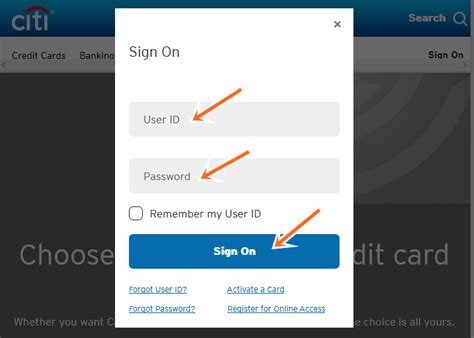 Click card activation in the sidebar. Citibank Secured Business Credit Card Sign On at Online ...