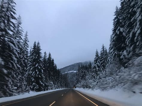 Snowy Mountain Road Pics