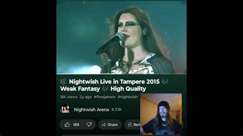 Nightwish Weak Fantasytampere Im Questioning Existence At This