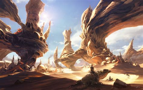 Image Fantasy Art Desert Landscapes Hd Images 3 Tolas Wiki Wikia