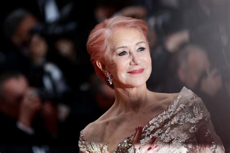 Helen Mirren Pink Hair At Cannes Film Festival Popsugar Beauty Photo 19
