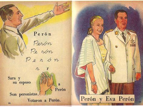 Ilustración De Libro De Lectura Escolar época Peronista De Argentina Peronistas Libros De