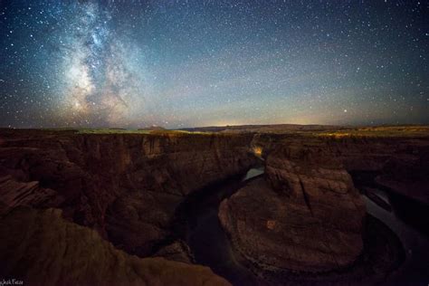 Astrophoto Nighttime At Horseshoe Bend Universe Today
