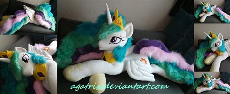 Life Size Laying Down Princess Celestia Plush By Agatrix On Deviantart