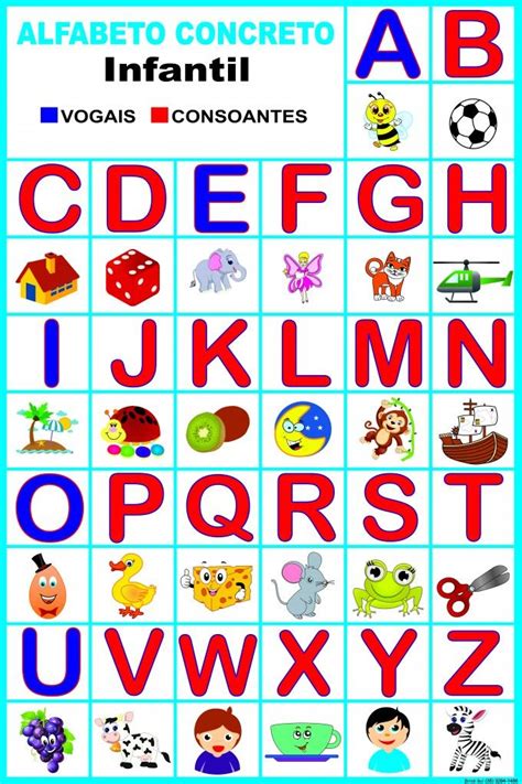 Alfabeto Para Imprimir Atividades Para As Crianças Desenvolverem Suas