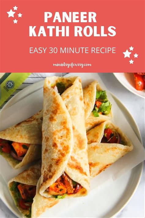 Paneer Kathi Roll Recipe