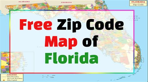Florida County Map With Zip Codes