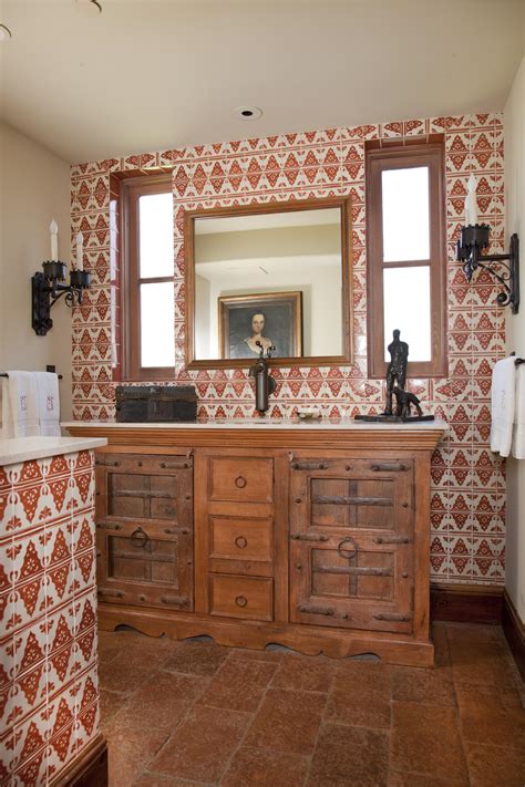 Mediterranean Style Powder Rooms Traditional Home