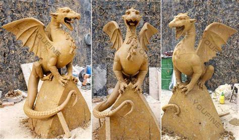 Classical Western Bronze Dragon Statue Supplier Bokk 561 Youfine