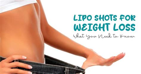 Lipo Shots For Weight Loss What You Need To Know