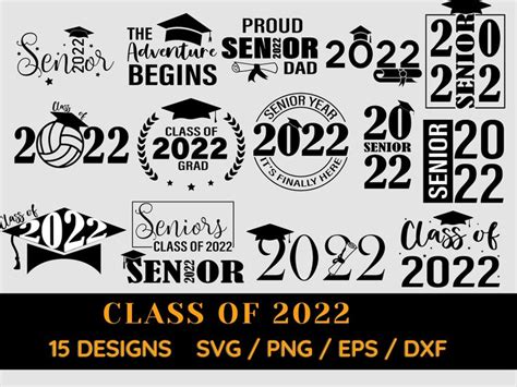 Class Of 2022 Svg Bundle Senior 2022 Svg 2022 Graduation Etsy