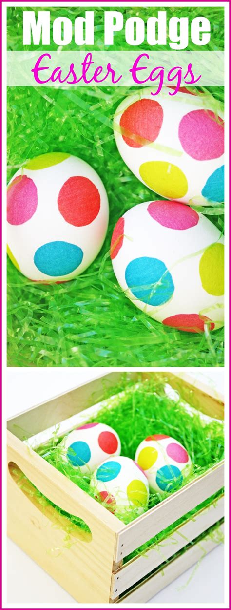 Mod Podge Easter Egg Craft Catch My Party