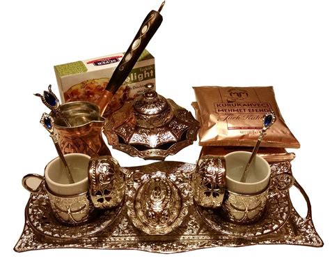 Amazon Com Pieces Complete Turkish Greek Arabic Coffee Making