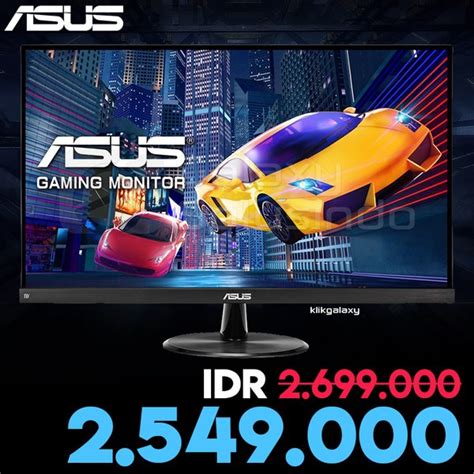 Jual Asus Vp249qgr 24 Inch Fhd Ips 1ms 144hz Freesync Gaming Monitor Di