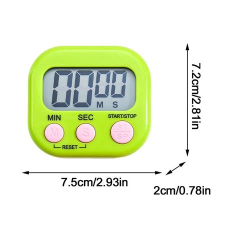 Large Lcd Digital Kitchen Cooking Timer Count Down Up Clock Loud Alarm