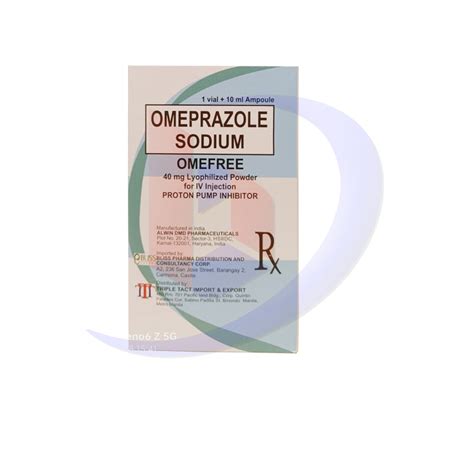Omeprazole Sodium Omefree 40mg Lyophilized Powder For Iv Injection 1