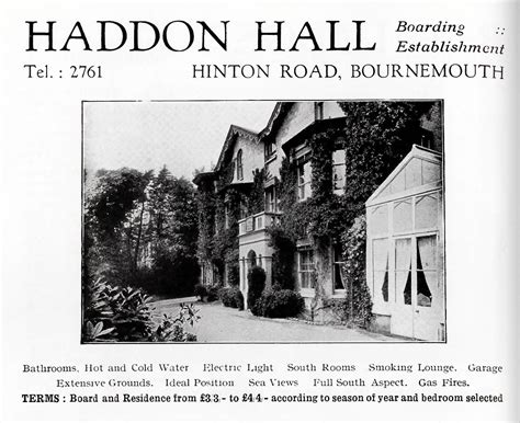 The Haddon Hall Hotel Hinton Rd Bournemouth 1928 A Photo On Flickriver