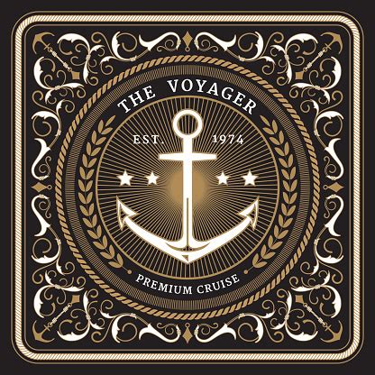 Earn one mile for every r6,00 of eligible spend* on your saa voyager american express® credit card or. Nautical The Voyager Retro Card Stock Illustration - Download Image Now - iStock