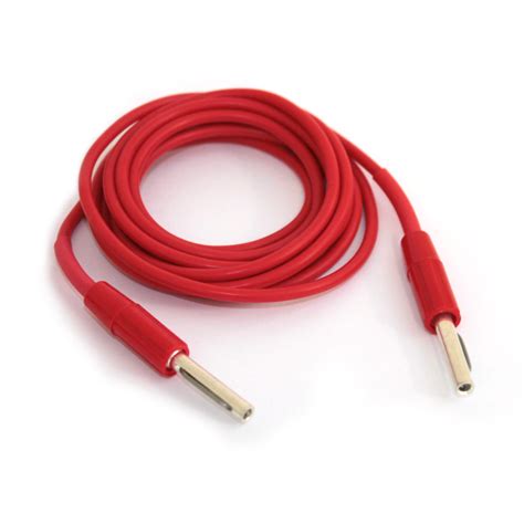 Sterex Spare Red Cable For Indifference Electrode 4mm Black Socket John Wurzel