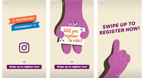 Instagram Will Promote Mid Term Voting With Stickers Registration Info Techcrunch