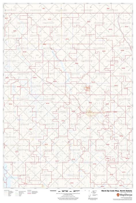 north dakota zip code map north dakota postal code