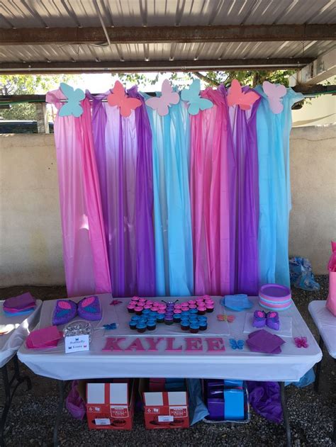 We also offer special discounts to make your purchase highly. Butterfly party backdrop | Butterfly theme party ...