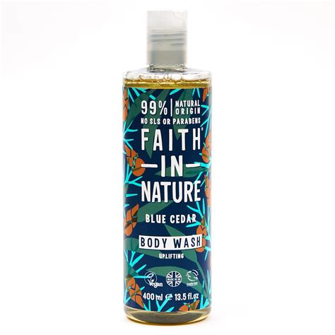 Usagoods Faith In Nature Blue Cedar Body Wash 135 Fl Oz 400 Ml Shopee Philippines