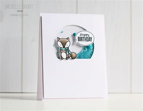 You can use them as birthday cards, thank you cards etc! Create a smile: Clean & Simple Shaker Card