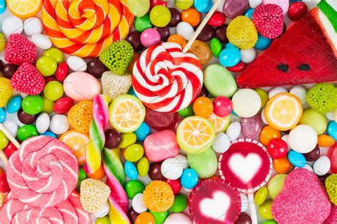 Colorful Candies And Lollipops High Quality Food Images