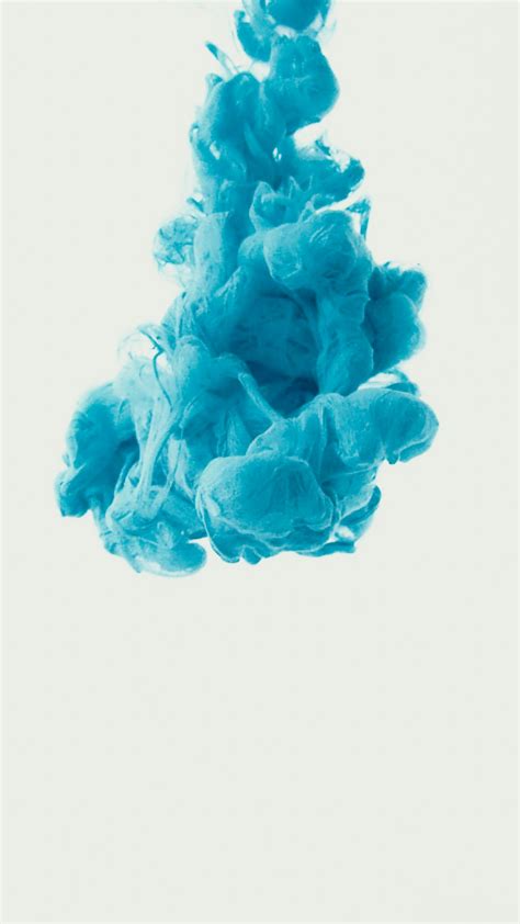 Blue Smoke On White Background · Free Stock Photo