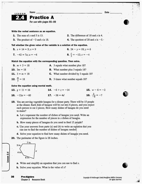 42 8th Grade Math Worksheets With Answers Png The Math