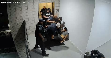 mesa police officers who beat unarmed man on video are put on leave the new york times