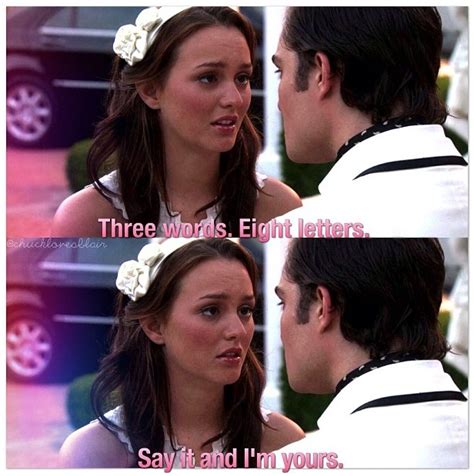 3 Words 8 Lettersepic Chuck And Blair Moment Gossip Girl 2x01