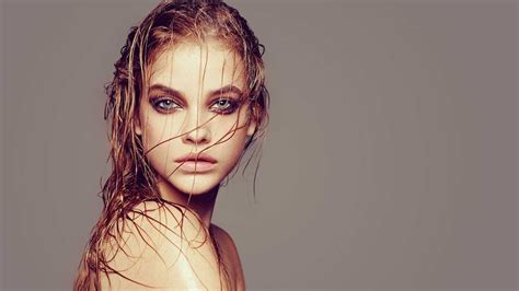 Women Auburn Hair Blue Eyes Face Model Women With Cars Barbara Palvin